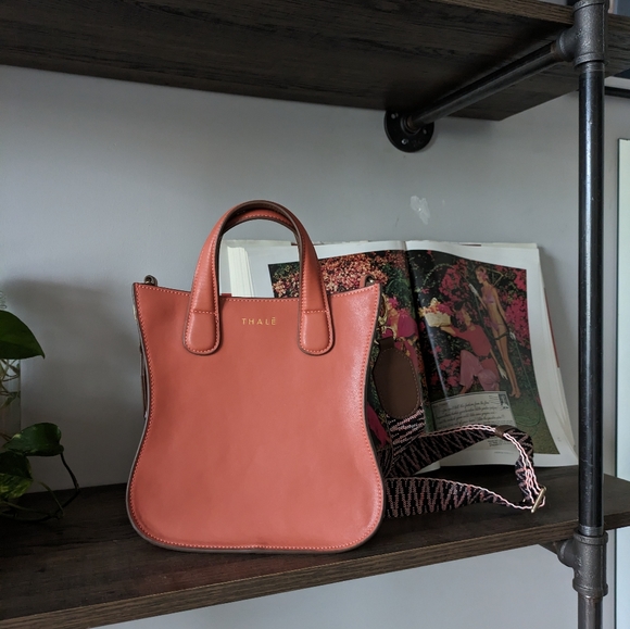 Thale Blanc Mini Gisele Tote in Orange | Minor Defects - Picture 8 of 8